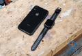 Apple Watch bandje croco leer zwart - 42/44/45mm