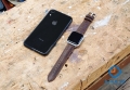 Apple Watch bandje croco leer bruin - 42/44/45mm