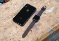 Apple Watch bandje vegan leer donkerbruin - 38/40/41mm