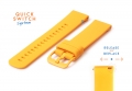 Horlogeband 18mm siliconen oranje