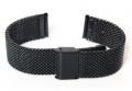 Milanese horlogeband 22mm zwart