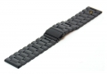 Horlogeband 22mm staal zwart