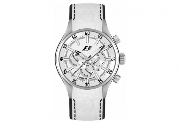 Jacques Lemans horlogeband F5034W Wit-zwart
