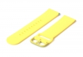 Siliconen horlogeband 20mm geel