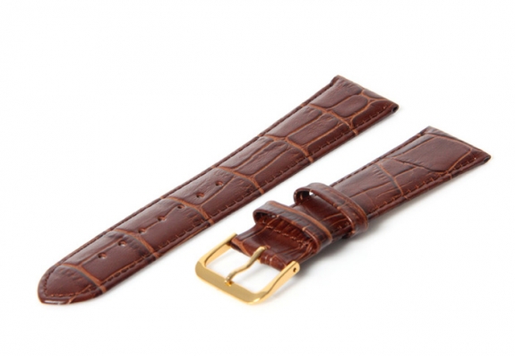 Horlogeband 18mm (bruin)