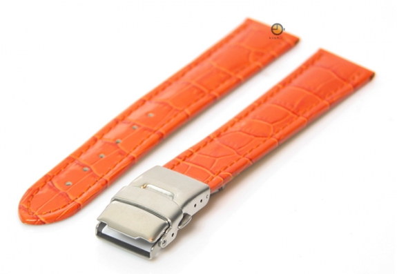 Horlogeband 18mm oranje